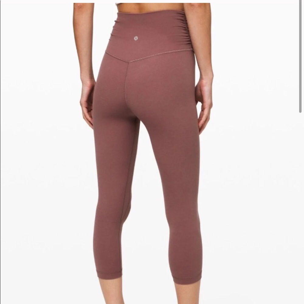 Size 4 Crop lululemon align leggings 21”